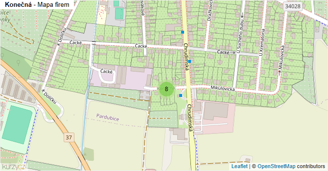 Konečná - mapa firem
