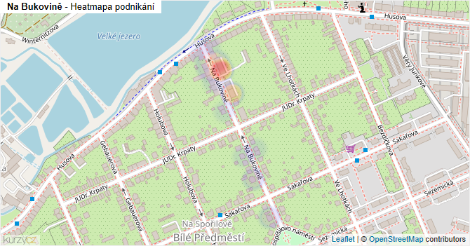 Na Bukovině - mapa podnikání