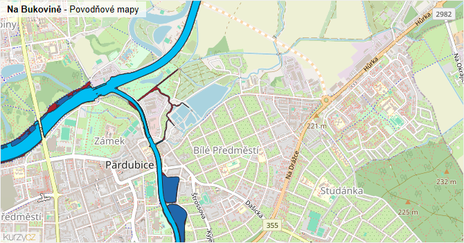 Na Bukovině - záplavové mapy stoleté vody