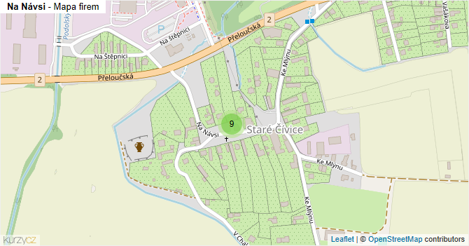 Na Návsi - mapa firem