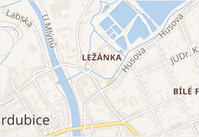 Na Vrtálně v obci Pardubice - mapa ulice