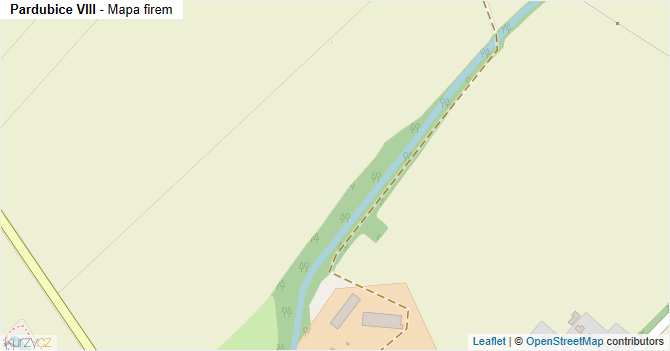 Pardubice VIII - mapa firem