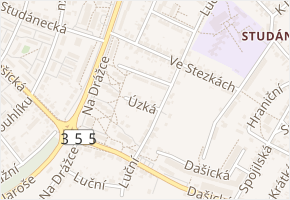 Radiomechaniků v obci Pardubice - mapa ulice