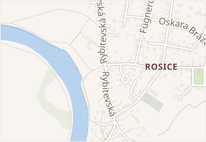 Rybitevská v obci Pardubice - mapa ulice