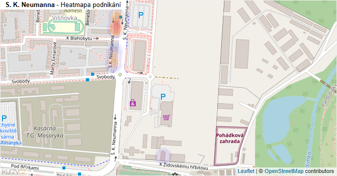 S. K. Neumanna - mapa podnikání