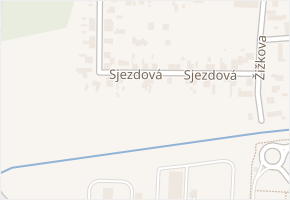 Sjezdová v obci Pardubice - mapa ulice