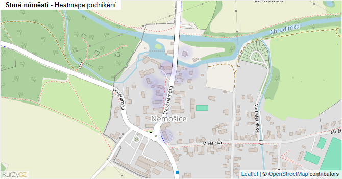 Staré náměstí - mapa podnikání