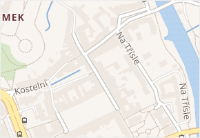 Svaté Anežky České v obci Pardubice - mapa ulice