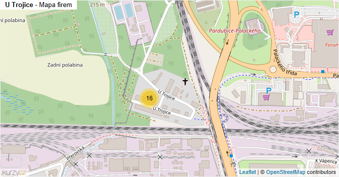 U Trojice - mapa firem
