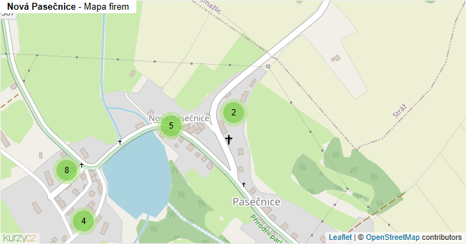 Nová Pasečnice - mapa firem