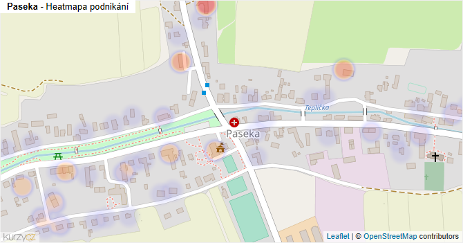 Paseka - mapa podnikání