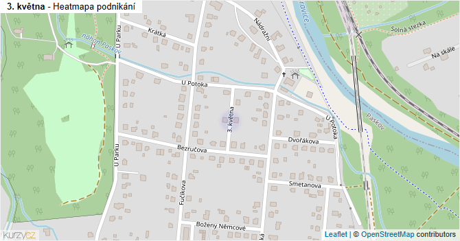3. května - mapa podnikání