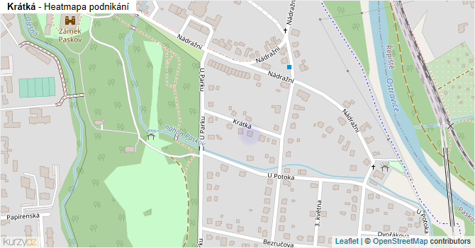 Krátká - mapa podnikání