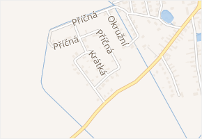 Krátká v obci Pátek - mapa ulice