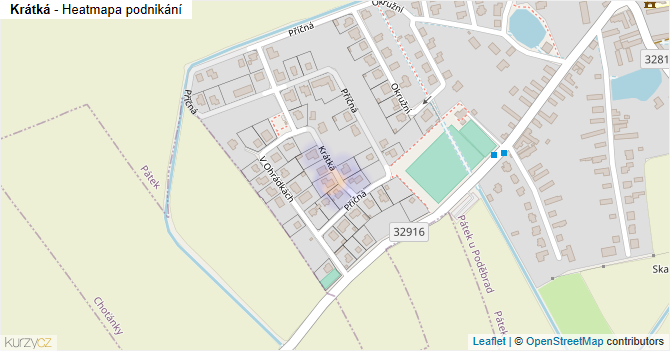 Krátká - mapa podnikání