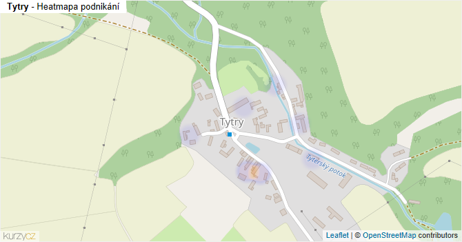 Tytry - mapa podnikání