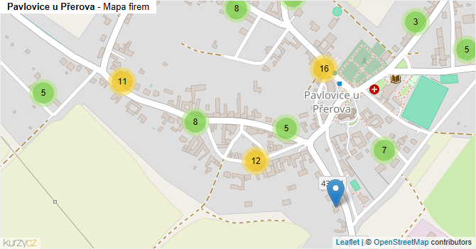 Pavlovice u Přerova - mapa firem