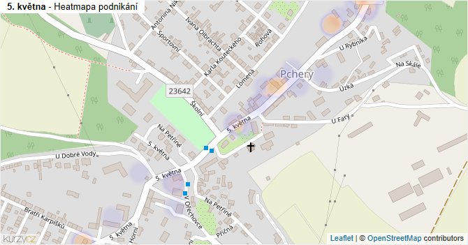 5. května - mapa podnikání