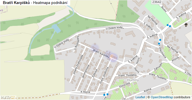 Bratří Karpíšků - mapa podnikání