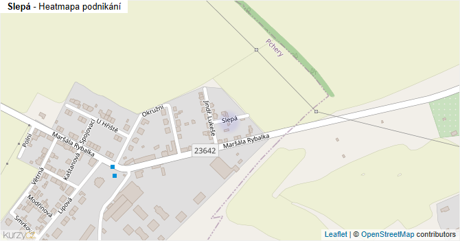 Slepá - mapa podnikání