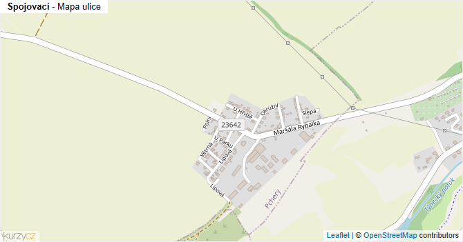 Spojovací - mapa ulice
