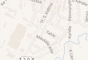 Ant. Dvořáka v obci Pečky - mapa ulice