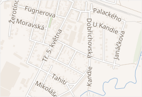 Grégrova v obci Pečky - mapa ulice