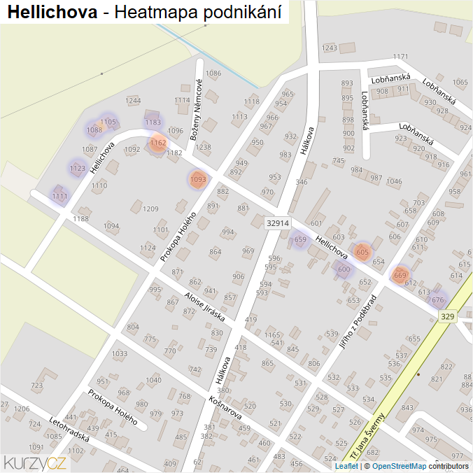 Mapa Hellichova - Firmy v ulici.
