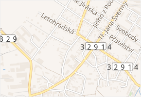 K. Havlíčka Borovského v obci Pečky - mapa ulice