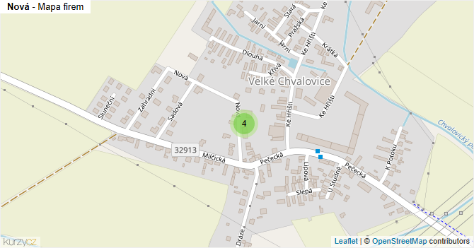 Nová - mapa firem