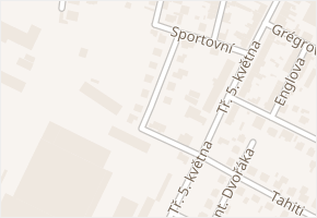 Tř. 5. května v obci Pečky - mapa ulice