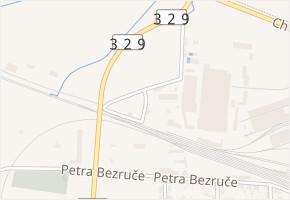 U Měnírny v obci Pečky - mapa ulice