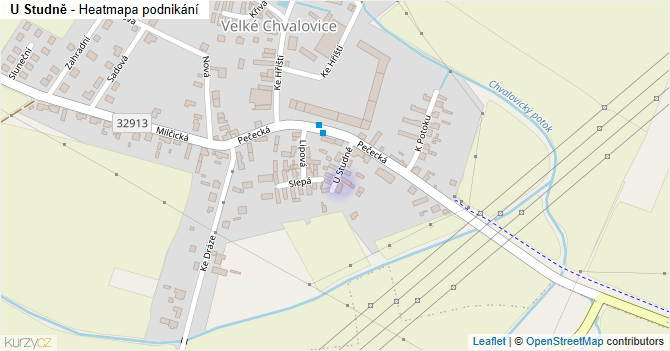 U Studně - mapa podnikání