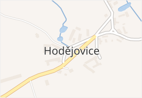 Hodějovice v obci Pelhřimov - mapa části obce
