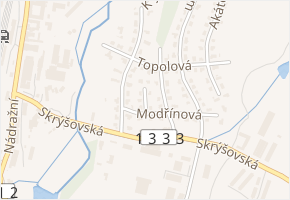 Jedlová v obci Pelhřimov - mapa ulice