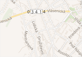 Ke Stráži v obci Pelhřimov - mapa ulice