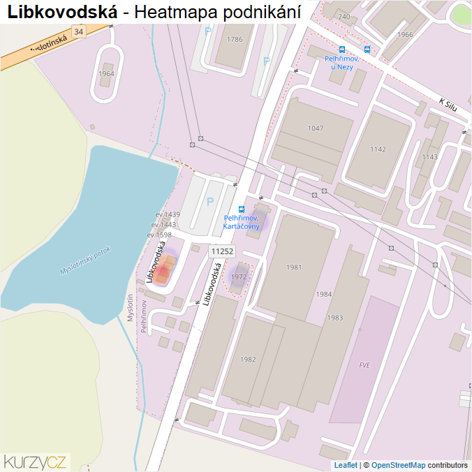 Mapa Libkovodská - Firmy v ulici.