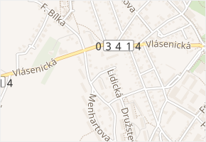 Lidická v obci Pelhřimov - mapa ulice
