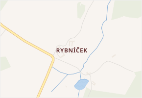 Rybníček v obci Pelhřimov - mapa části obce