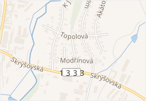 Smrková v obci Pelhřimov - mapa ulice