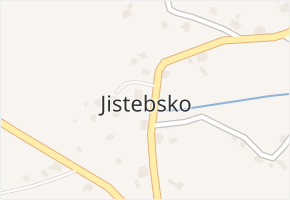 Jistebsko v obci Pěnčín - mapa části obce