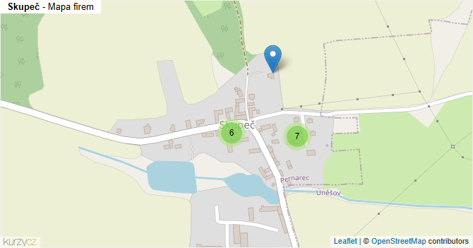 Skupeč - mapa firem