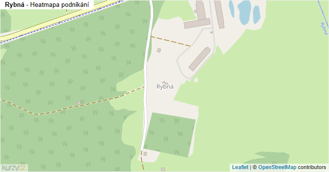Rybná - mapa podnikání