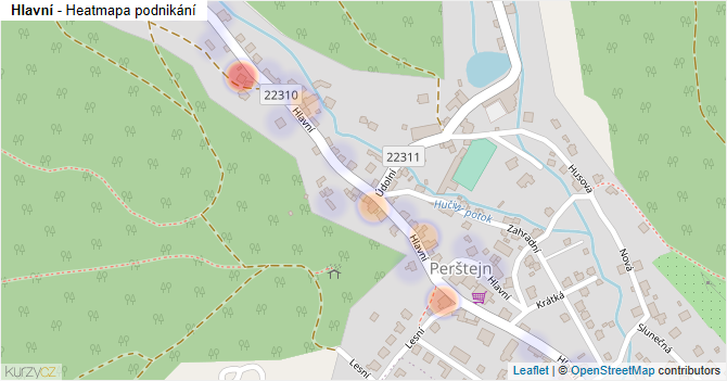 Hlavní - mapa podnikání