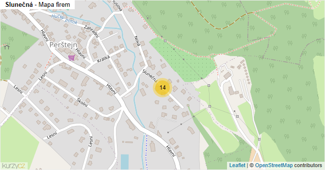 Slunečná - mapa firem