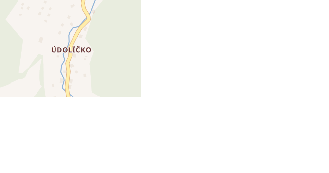 Údolíčko v obci Perštejn - mapa části obce