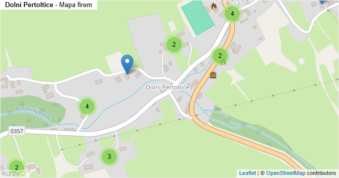 Dolní Pertoltice - mapa firem