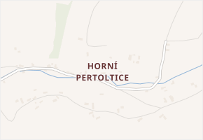 Horní Pertoltice v obci Pertoltice - mapa části obce