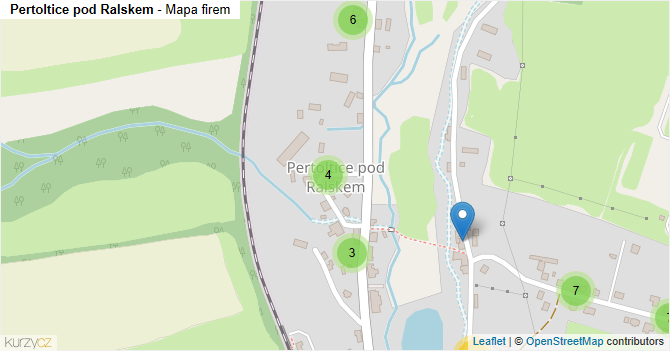 Pertoltice pod Ralskem - mapa firem