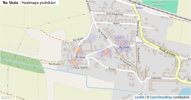 Na Skala - mapa podnikání
